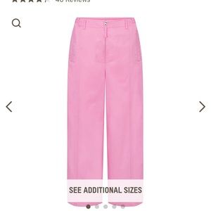Skims outdoor woven pants pink NWT 2X